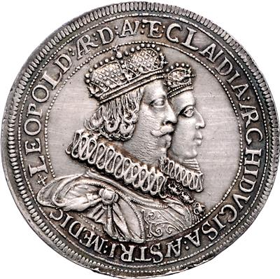 Eh. Leopold und Claudia von Medici - Münzen und Medaillen