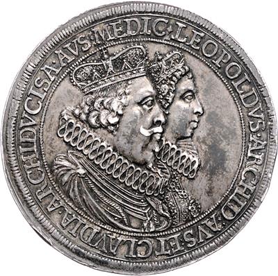 Eh. Leopold und Claudia von Medici - Mince a medaile