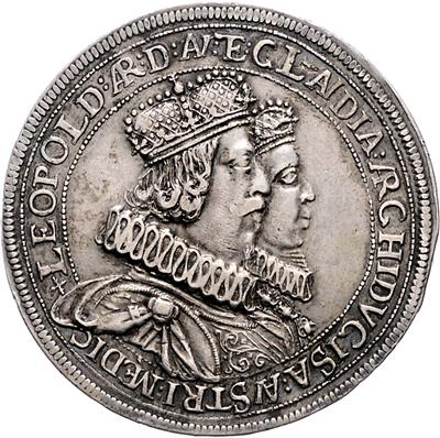 Eh. Leopold und Claudia von Medici - Coins and medals