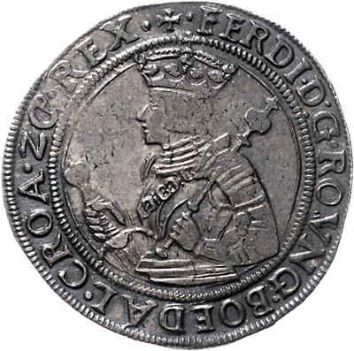 Ferdinand I. als König - Münzen und Medaillen