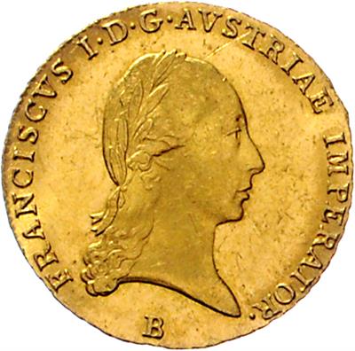 Franz I., GOLD - Coins and medals