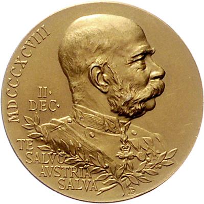 Franz Josef I., GOLD - Coins and medals