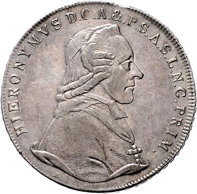 Hieronymus Graf Colloredo - Münzen und Medaillen
