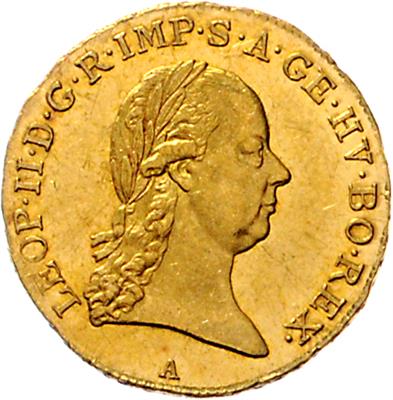 Leopold II., GOLD - Münzen und Medaillen