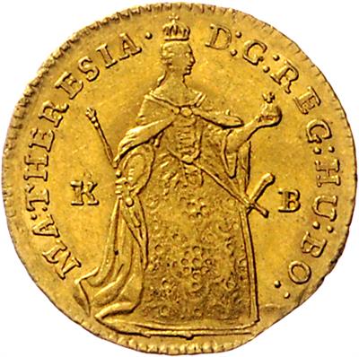Maria Theresia, GOLD - Münzen und Medaillen