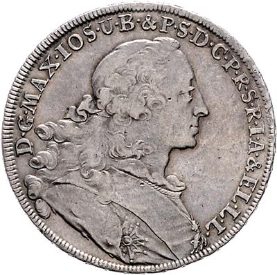 Bayern, Maximilian III. Josef - Monete e medaglie