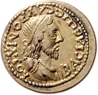 BOSPORANISCHES KÖNIGREICH, Sauromates II. 174/175-210/211n. C. und Commodus, ELEKTRON - Mince a medaile