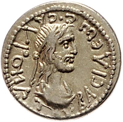 BOSPORANISCHES KÖNIGREICH, Sauromates II. 174/175-210/211n. C. und Septimius Severus mit Caracalla, ELEKTRON - Coins and medals