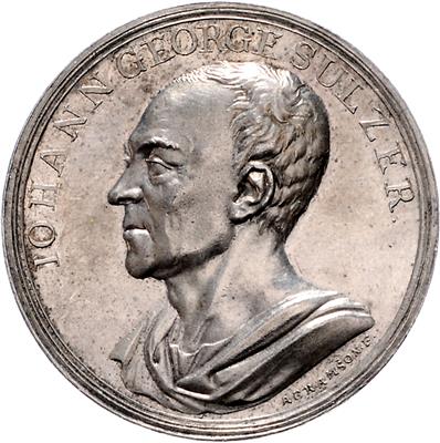 Johann Georg Sulzer (1720-1779) - Mince a medaile