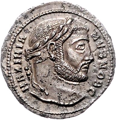 Maximianus II. als Caesar - Münzen und Medaillen