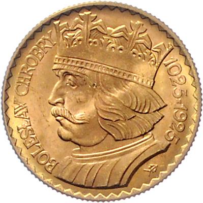 1. Republik 1918-1939 GOLD - Coins and medals