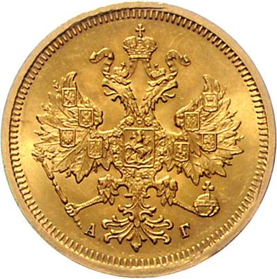 Alexander III. 1881-1894, GOLD - Coins and medals