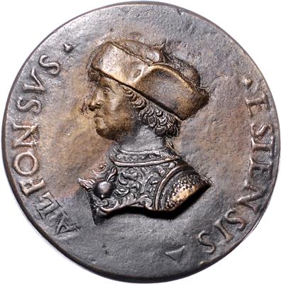 Alfonso d'Este und Lucretia Borgia - Coins and medals
