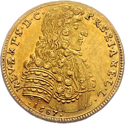 Bayern, Maximilian II. Emanuel 1679-1726 GOLD - Coins and medals