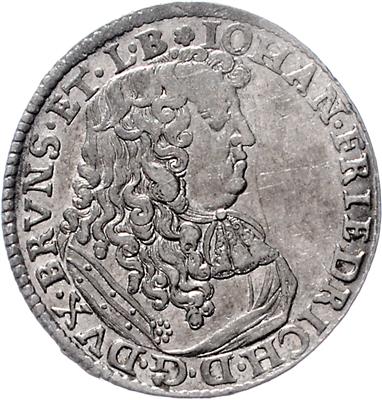Braunschweig-Calenberg-Hannov er, Johann Friedrich 1665-1679 - Coins and medals