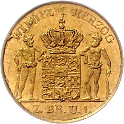 Braunschweig, Wilhelm 1831-1884, GOLD - Monete e medaglie