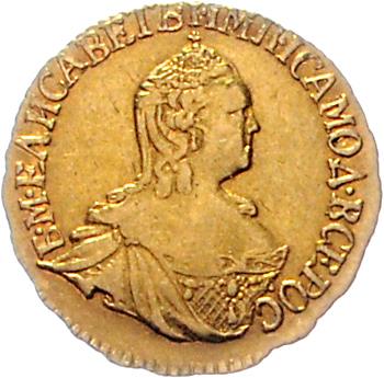 Elisabeth 1741-1762, GOLD - Münzen und Medaillen