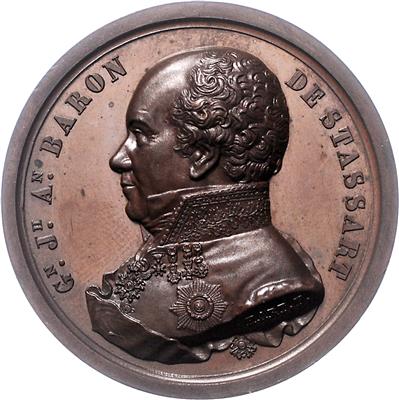Leopold I. 1830-1865, Baron de Strassart - Coins and medals