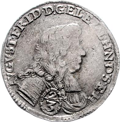Lübeck, August Friedrich 1666-1705 - Coins and medals
