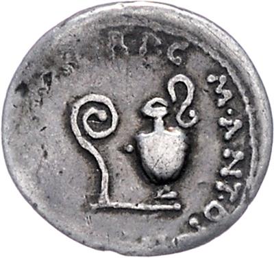 MARCUS ANTONIUS und L MUNATIUS PLANCUS - Coins and medals