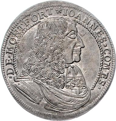 Montfort, Johann VIII. 1662-1686 - Monete e medaglie