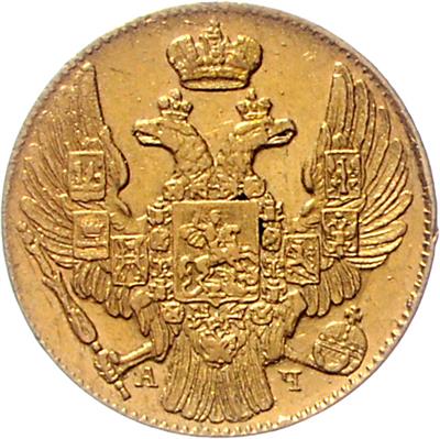 Nikolaus I. 1825-1855, GOLD - Mince a medaile