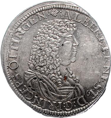 Öttingen, Albert Ernst 1659-1683 - Monete e medaglie