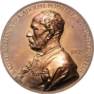 Podstatzky- Lichtenstein, Anziano Fra Adolph, Bailli des Malteserordens - Monete e medaglie