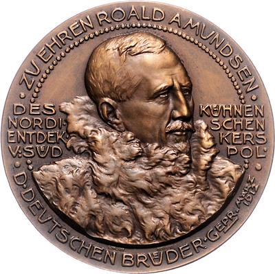 Roald Amundsen, Polarforschung - Coins and medals