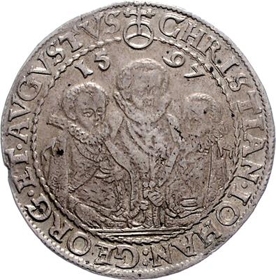 Sachsen, A. L., Christian II., Johann Georg und August 1591-1611 - Coins and medals