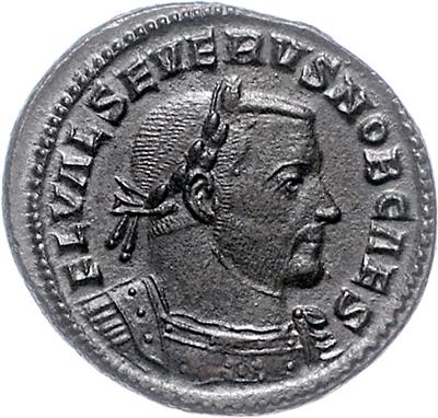 Severus II. als Caesar - Coins and medals