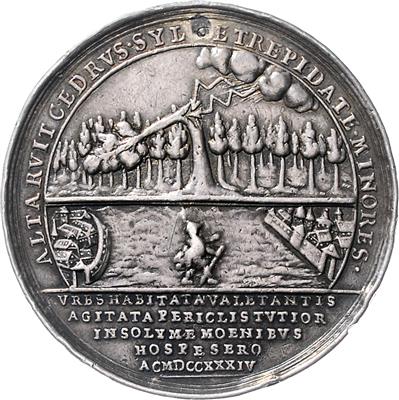 Siebenbürgen, St. Wesselenyi Frh. v. Hadad 1673-1734 - Mince a medaile