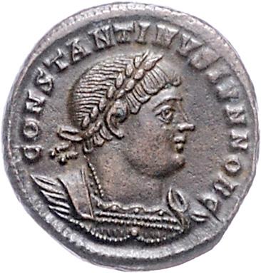 (7 AE) Constantinus I., Constantinus II. als Caesar, Constantius II. als Caesar - Mince a medaile