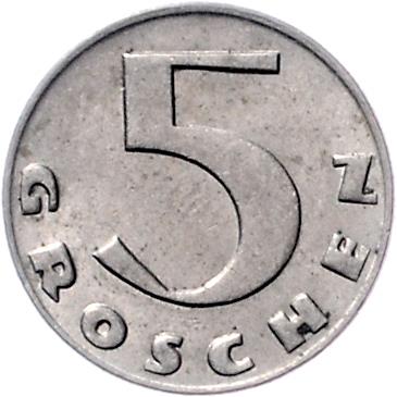 5 Groschen 1938, =2,93 g= III/III+ - Münzen und Medaillen