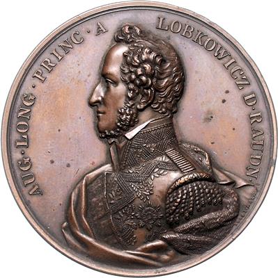 August Longin Herzog von Lobkowitz Raudnitz - Monete e medaglie