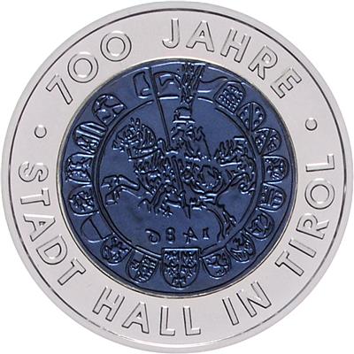 Bimetall Niobmünzen, 25 Euro - Monete e medaglie