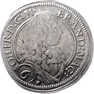 Brandenburg-Ansbach, Johann Friedrich 1667-1686 - Monete e medaglie