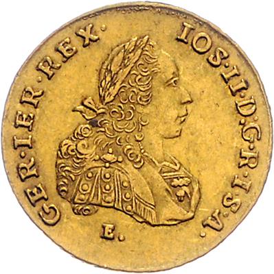 Josef II., als Mitregent GOLD - Monete e medaglie