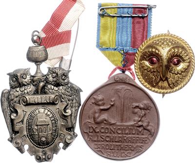 Schlaraffia: Chemnitz, Karlsbad, Glauchau - Monete e medaglie