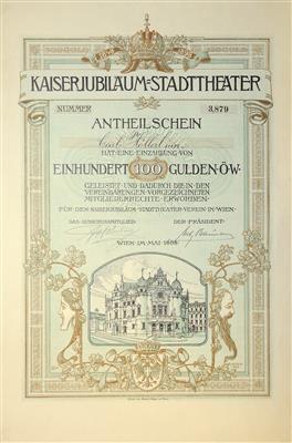 Wien KaiserjubiläumStadttheater (heute Volksoper) - Monete e medaglie