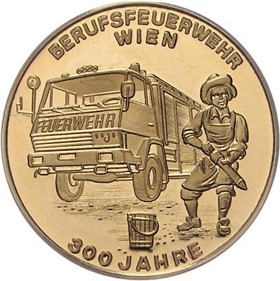 Wiener Berufsfeuerwehr GOLD - Coins and medals