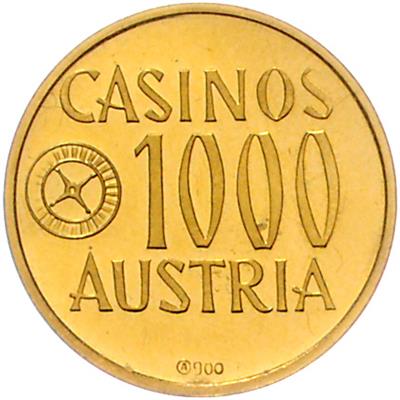 Casinos Austria GOLD - Mince, medaile a papírové peníze