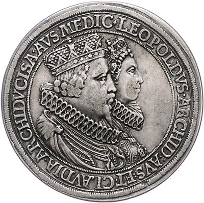 Eh. Leopold und Claudia von Medici - Münzen, Medaillen und Papiergeld