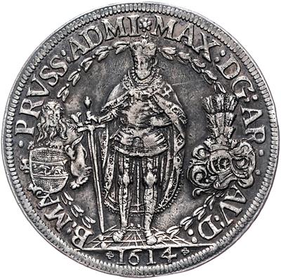 Eh. Maximilian als Hochmeister des Deutschen Ritterordens - Münzen, Medaillen und Papiergeld