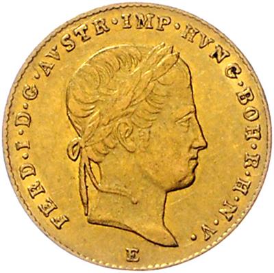 Ferdinand I. GOLD - Münzen, Medaillen und Papiergeld