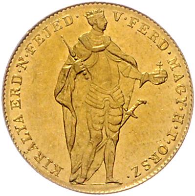 Ferdinand I. GOLD - Coins, medals and paper money