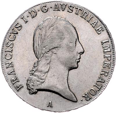 Franz I. - Monete, medaglie e cartamoneta