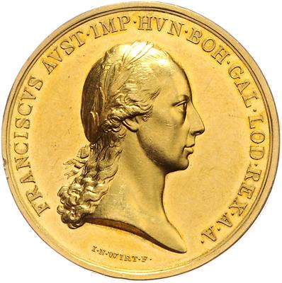 Franz I. 1804-1835, GOLD - Münzen, Medaillen und Papiergeld