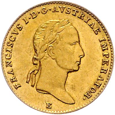 Franz I. GOLD - Münzen, Medaillen und Papiergeld