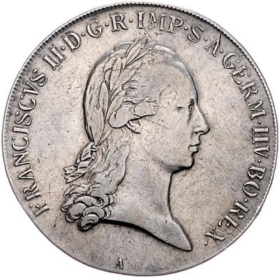 Franz II. - Coins, medals and paper money